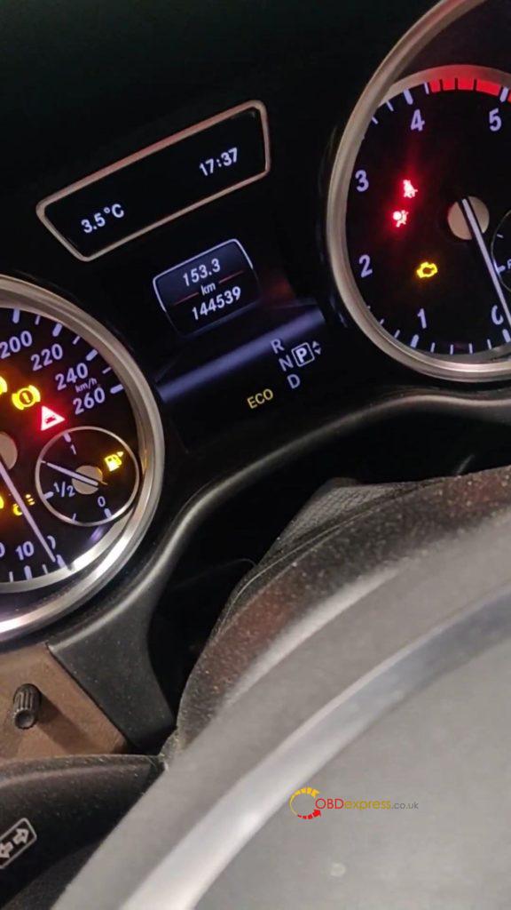 Benz W166 Mileage Correction Via Digimaster3 01