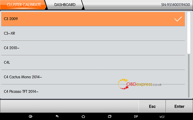 Obdstar Dp Plus Citroen Mileage Programming 02