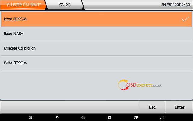 Obdstar Dp Plus Citroen Mileage Programming 04