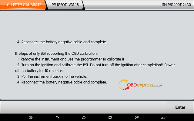 Obdstar Dp Plus Peugeot Mileage Programming 17