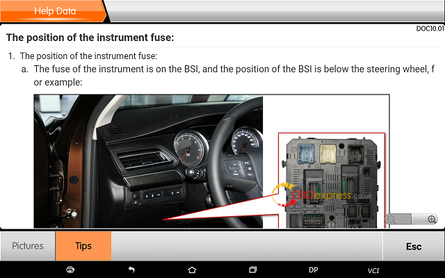 Obdstar Dp Plus Peugeot Mileage Programming 22