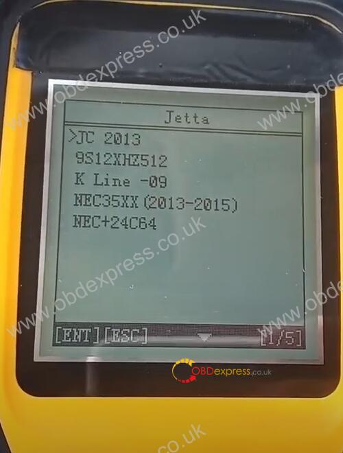 Jetta A4 Obdstar X300M 02