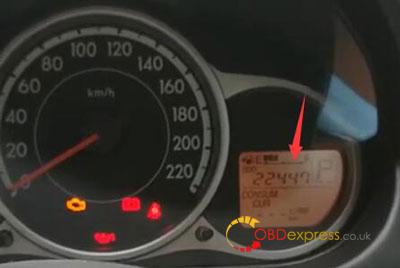 Mazda2 Dashboard Mileage Adjustment With X300Pro3 2