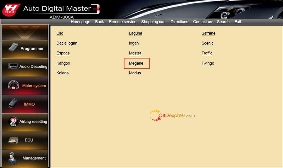 Digimaster 3 Renault Megane 2 Phase 2 Mileage Programming 04