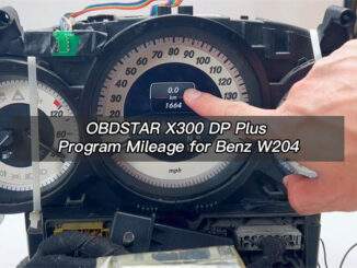 OBDSTAR X300 DP Plus for Mercedes-Benz W204 mileage correction