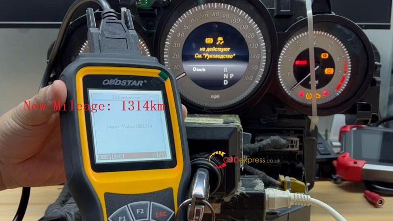 Obdstar X300M adjustment odometer for Benz W204