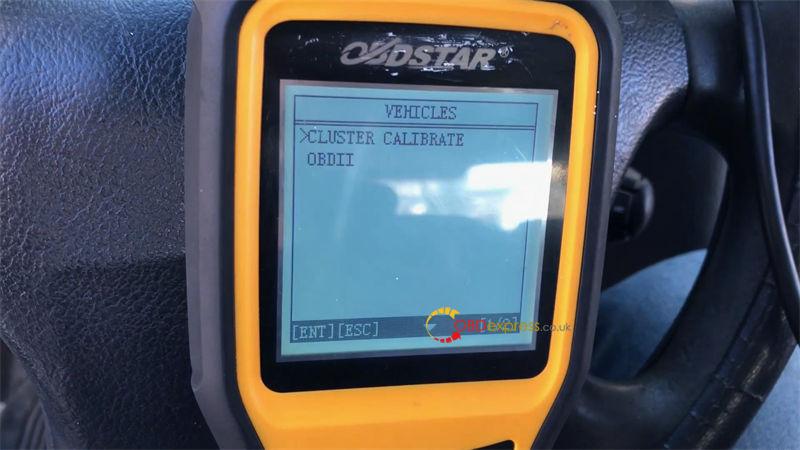 OBDSTAR readjusts mileage after Peugeot 407 dashboard replacement