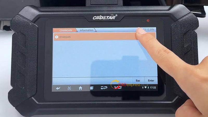 How to recalibrate CHANGAN UNI-V cluster mileage with OBDSTAR ODO Master by bench