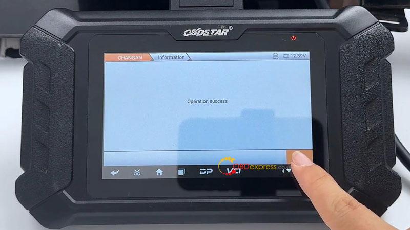 How to recalibrate CHANGAN UNI-V cluster mileage with OBDSTAR ODO Master by bench