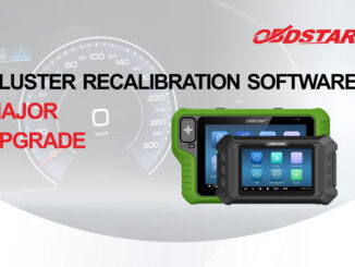OBDSTAR Mileage Calibration Update_Mazda Toyota Nissan