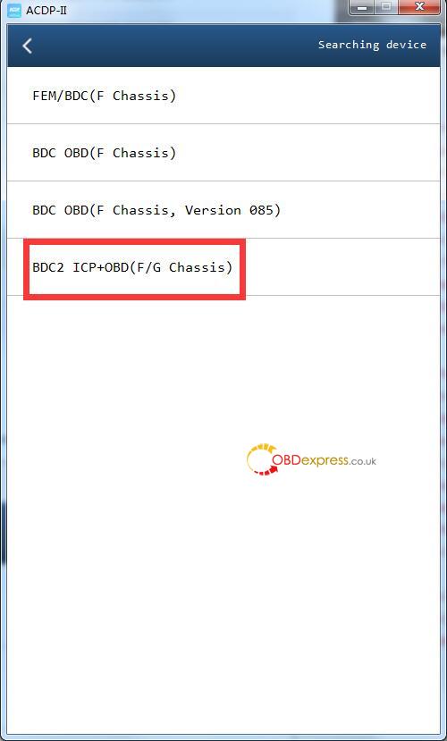 Yanhua Mini ACDP Module 38_BMW BDC2 Vehicle Mileage Reset