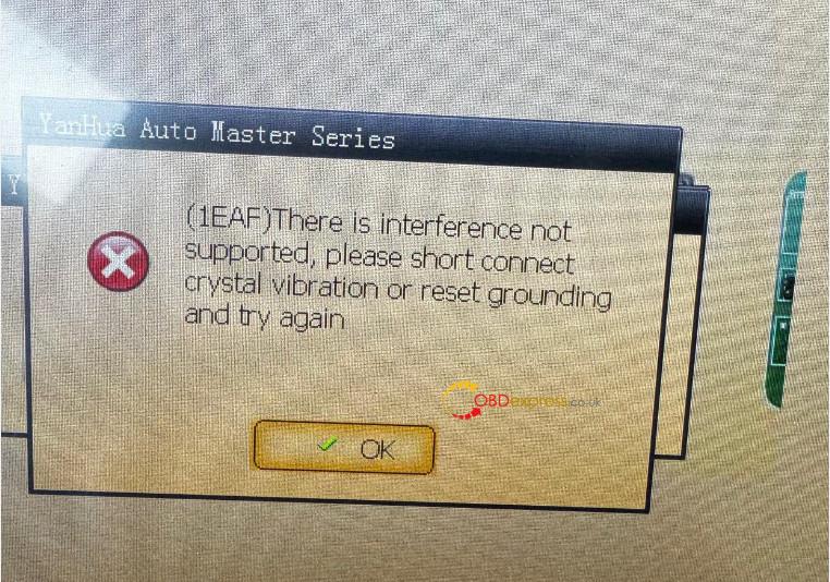 Yanhua Digimaster 3 adjusts mileage for Ferrari F430