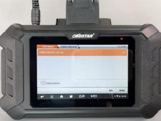 OBDSTAR ODOMaster Calibrate Mileage on Ford R7F701408 Dashboard