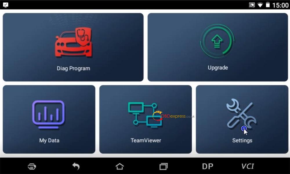 Changed language in OBDSTAR ODOMaster