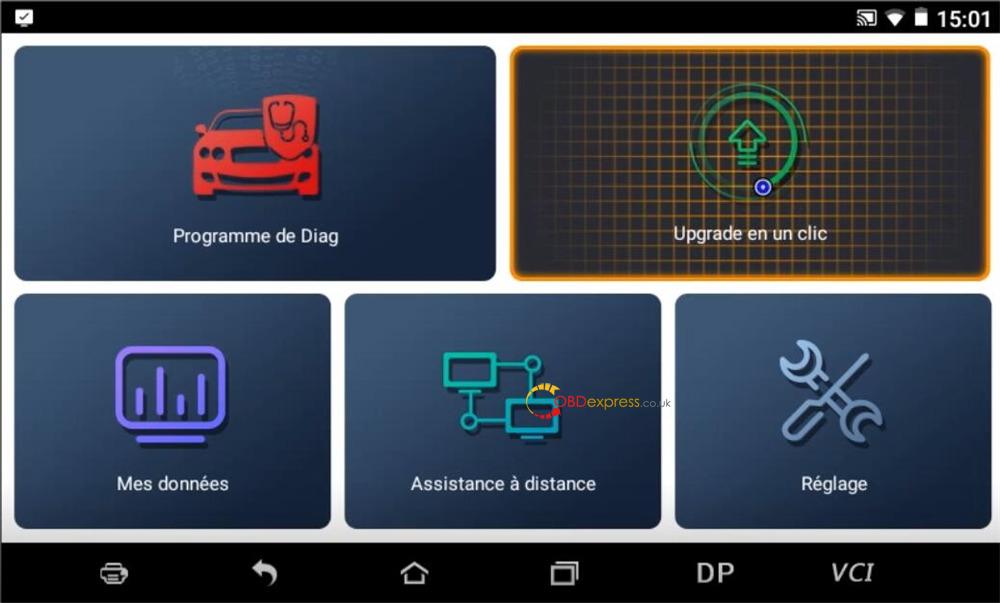 Changed language in OBDSTAR ODOMaster