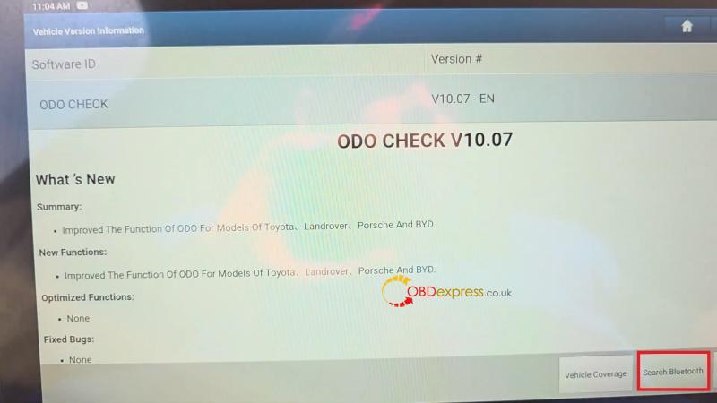 LAUNCH X431 PAD7 Query Actual Mileage of Mercedes-Benz W213