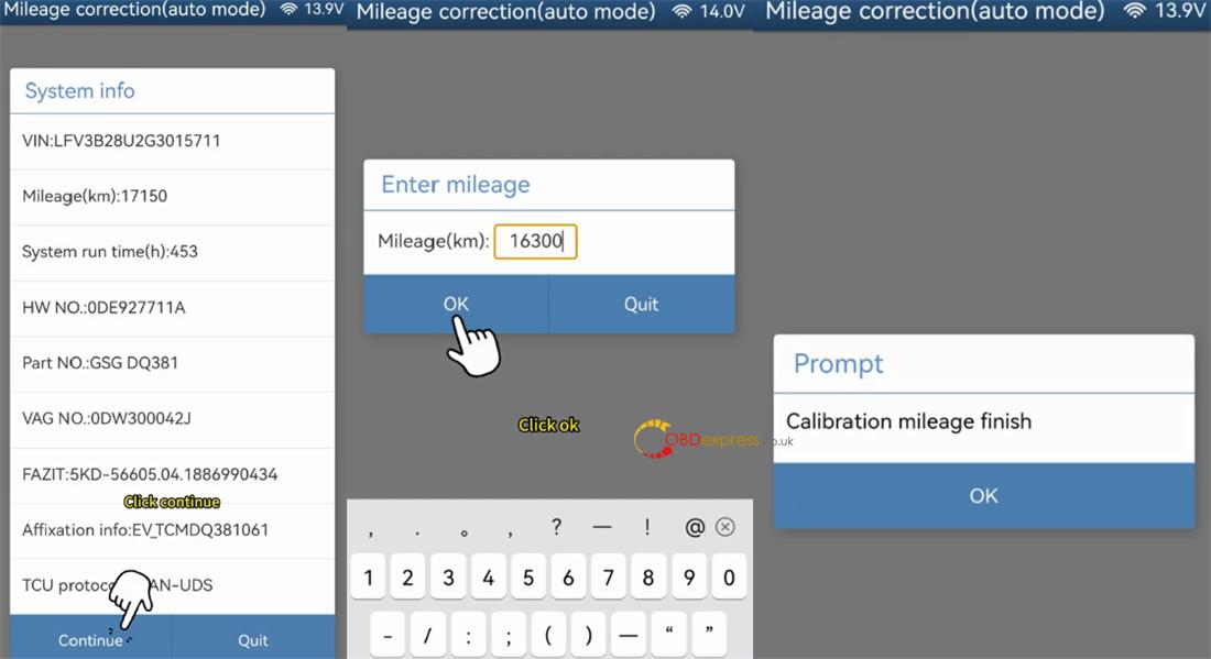 How to Correct VW DQ38x Mileage Using Yanhua Module 45